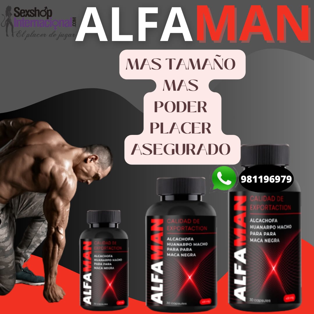 alfaman suplemento original-en sexshop internacional miraflores 981196979